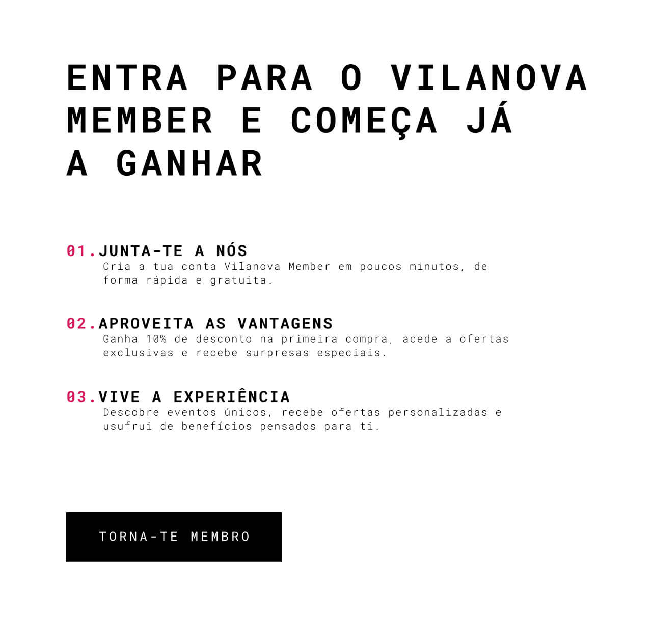 Utilize para ver mais