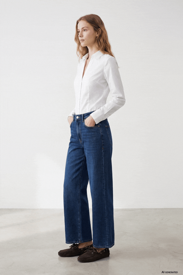Wide Leg Culotte Jeans Wide Leg Culotte Jeans