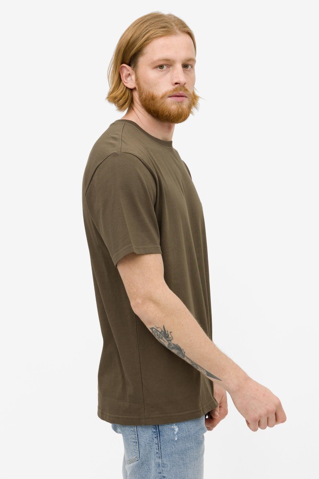 T-Shirt Regular com Logo Bordado