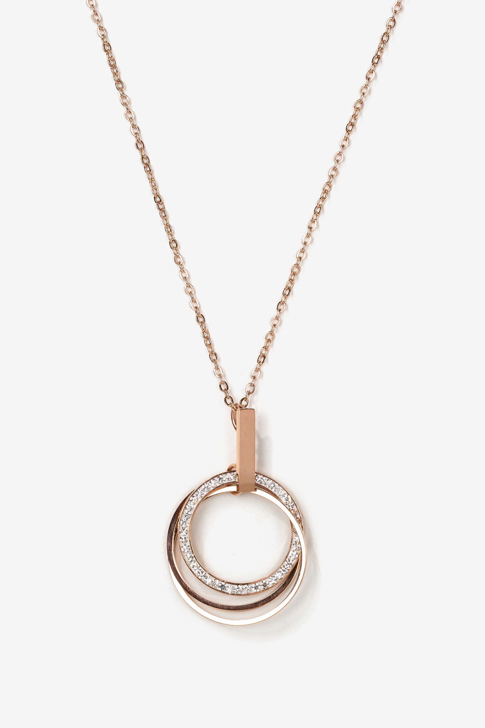 Colar Ao Inoxidvel com Aros