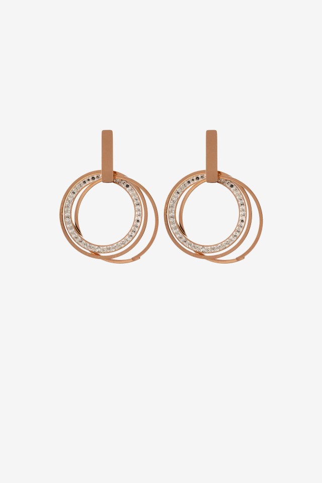 Pendientes de Acero Inoxidable con Aros