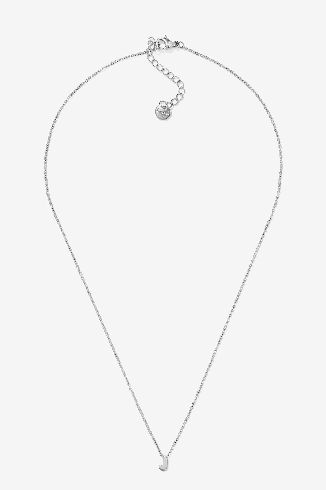 Colar com inicial Ao Inoxidvel