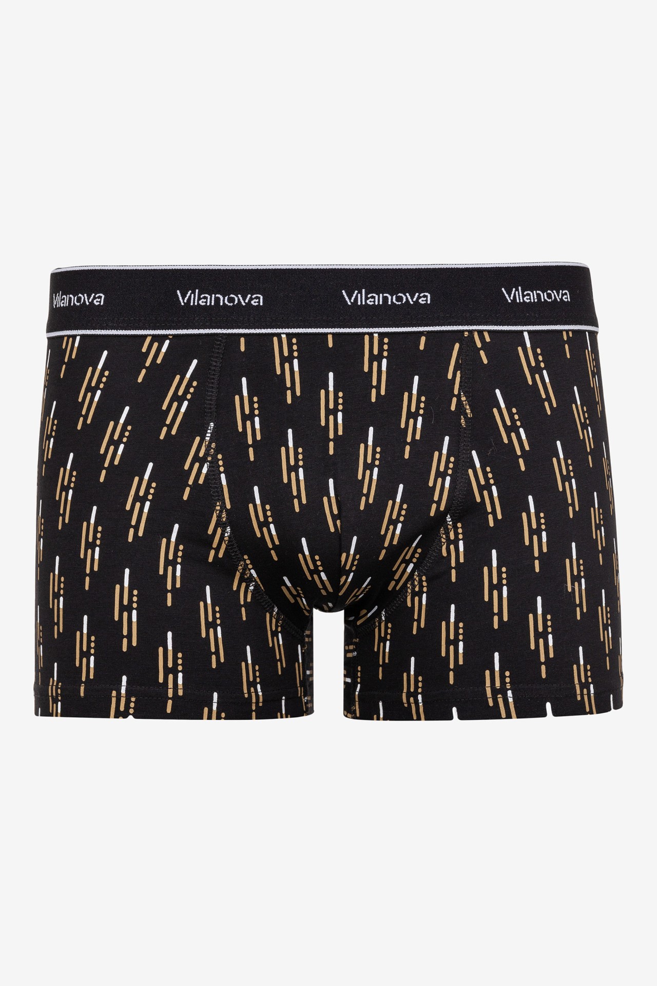 Boxer preto estampado