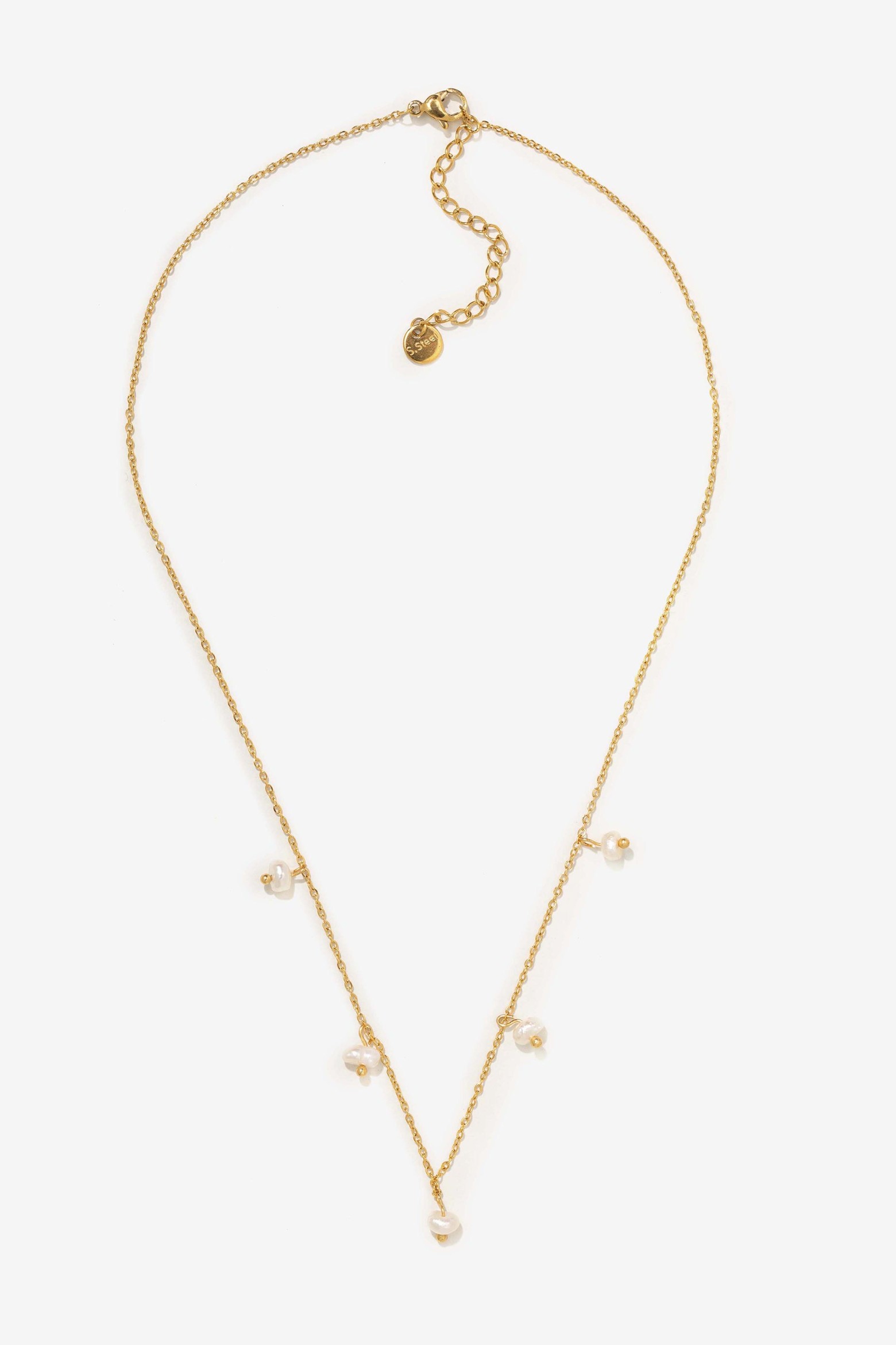 Pack 2 Colares Ao Inoxidvel e Madreprola