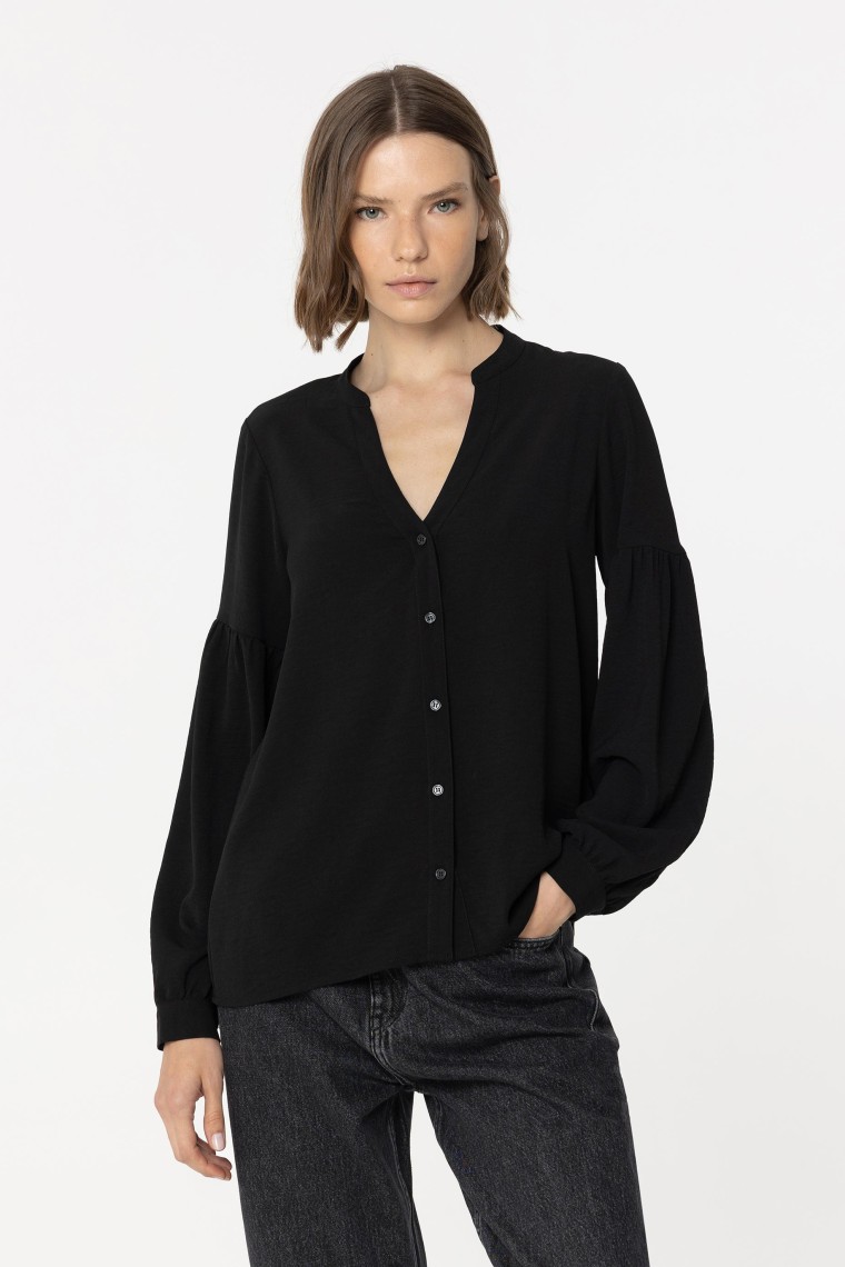 Blusa Efecto Arrugado