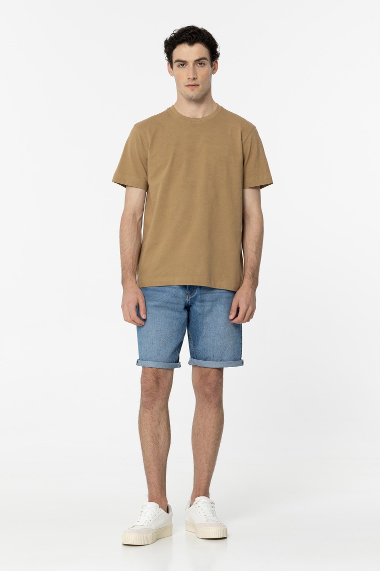 Bermudas Denim Regular Fit