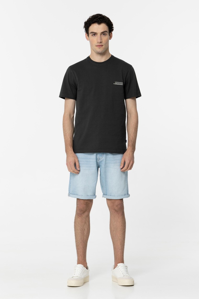 Bermudas Denim Regular Fit