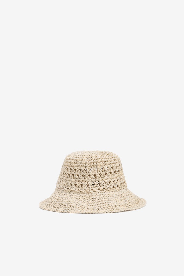 Sombrero de Crochet Efecto Paja