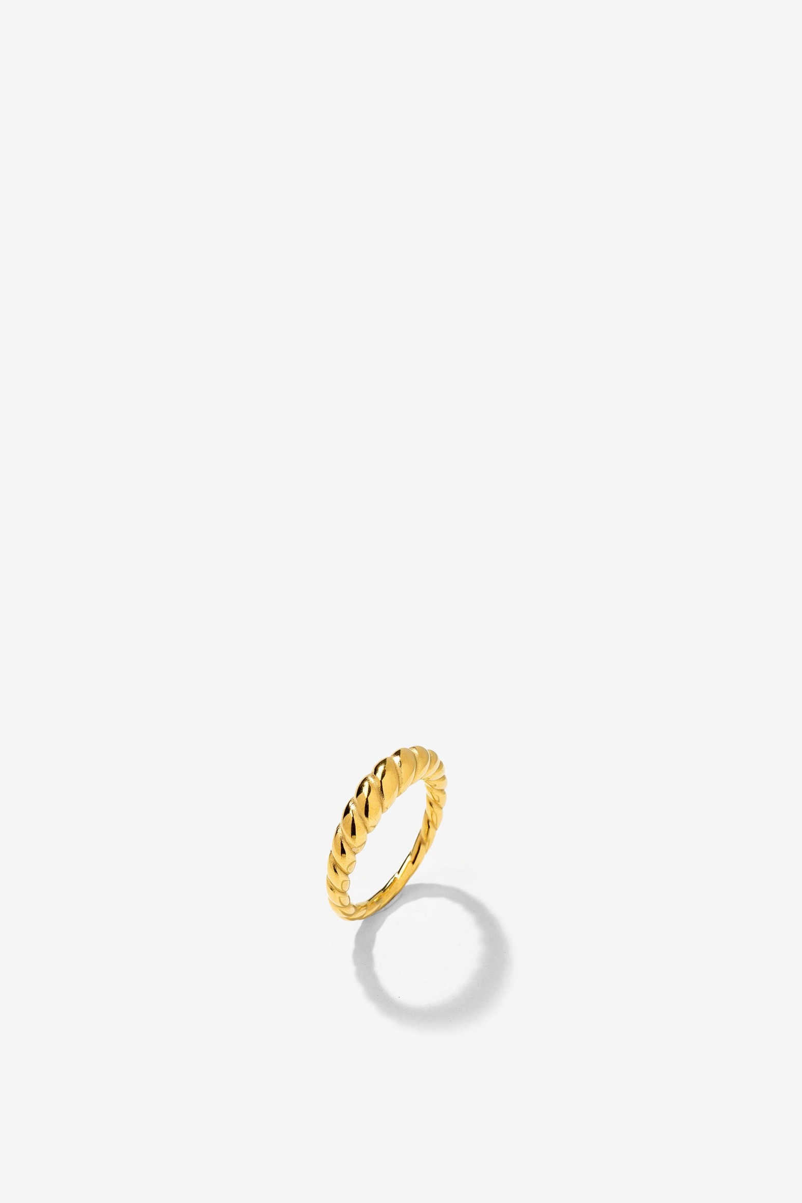 Twisted Stainless Steel Ring