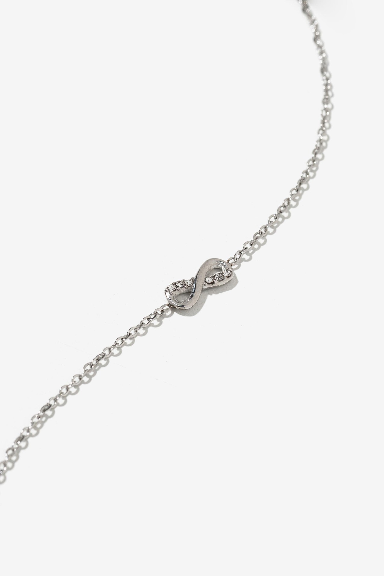 Colar Ao Inoxidvel Infinito Brilhante