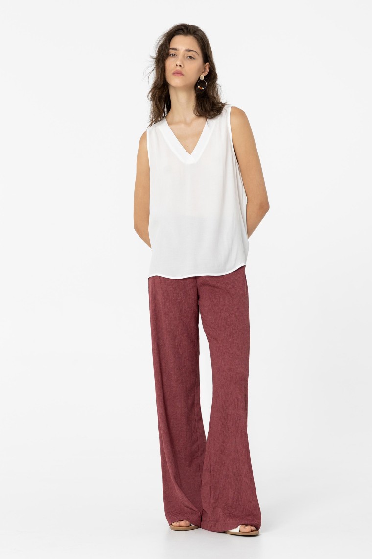 Cala Wide Leg Texturizadas