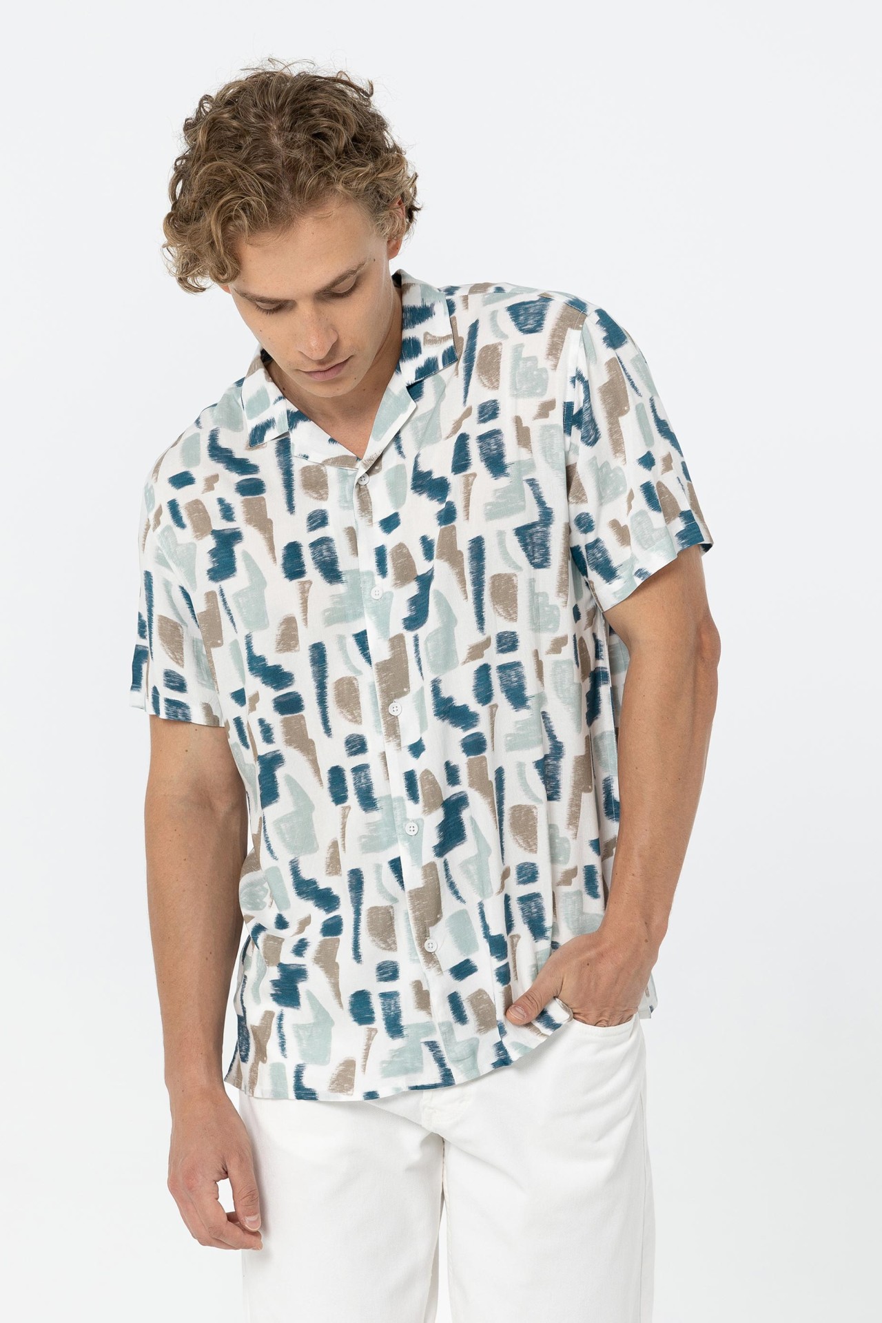 Camisa Relaxed Estampado Grfico