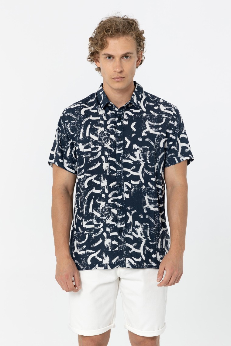 Camisa Relaxed Estampado Grfico