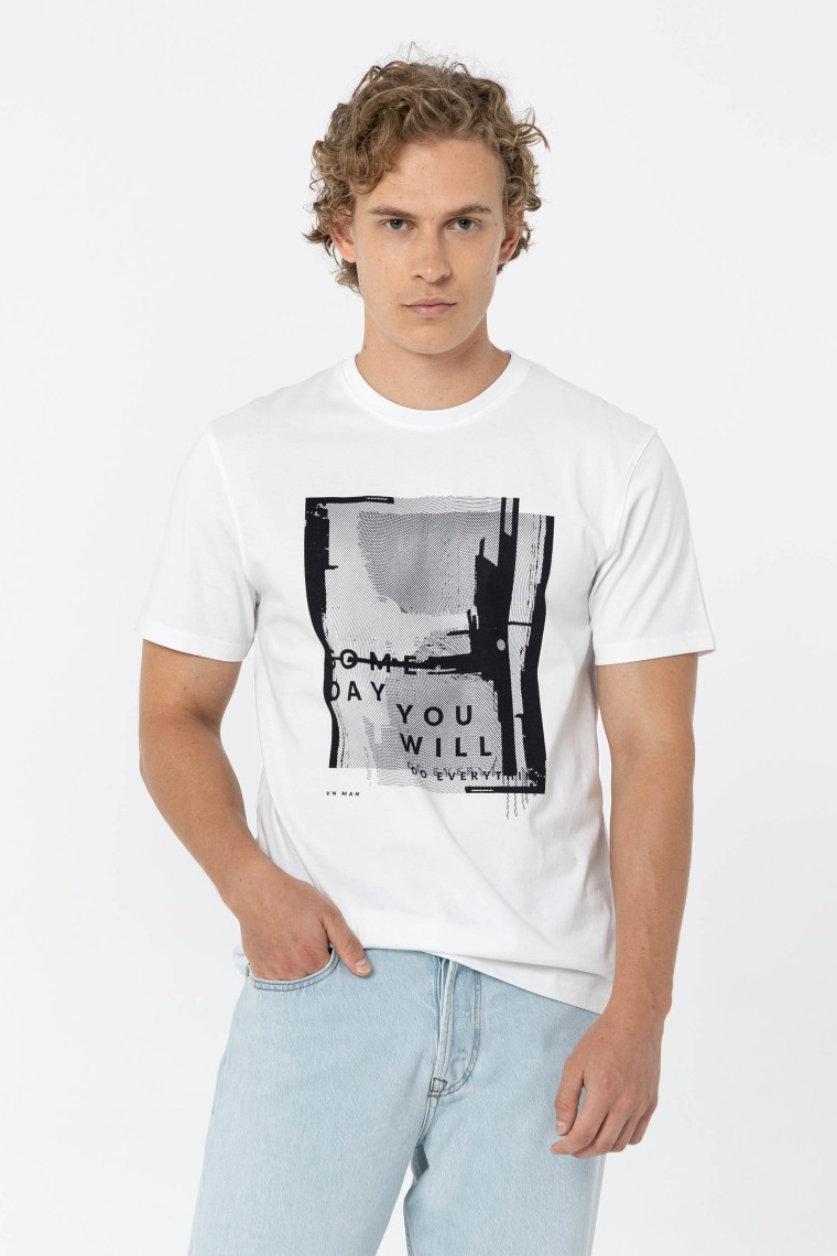 T-Shirt Regular Estampado Grfico