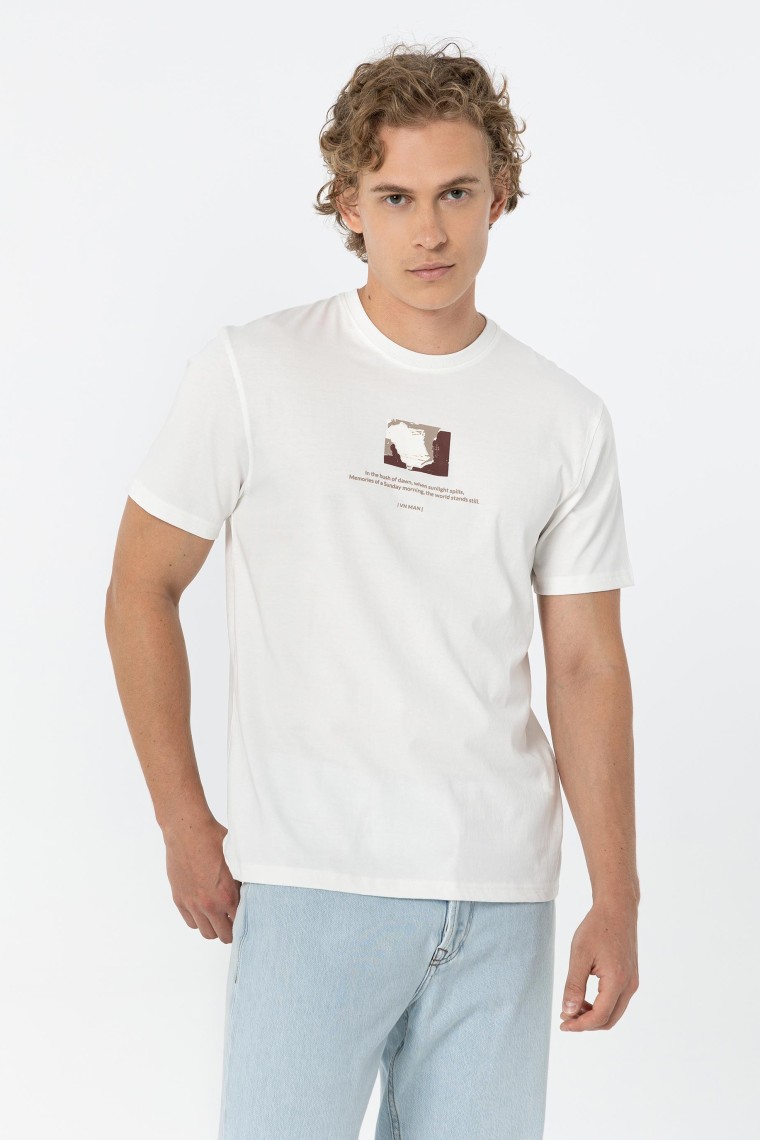 Camiseta Estampado Alto Relieve