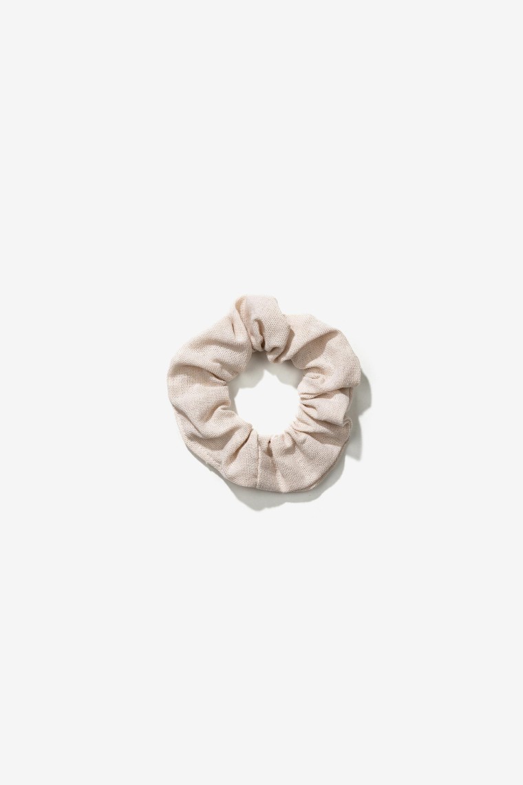 Scrunchie Efeito Linho