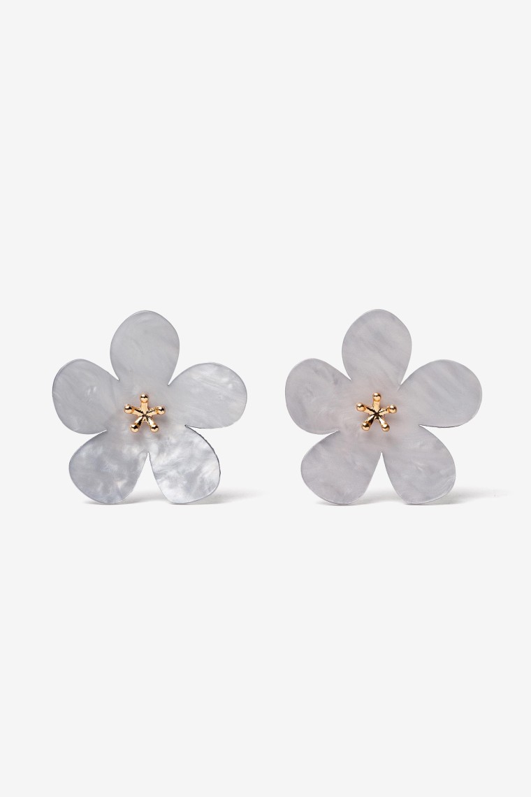 Pendientes de Flor Acrlicos