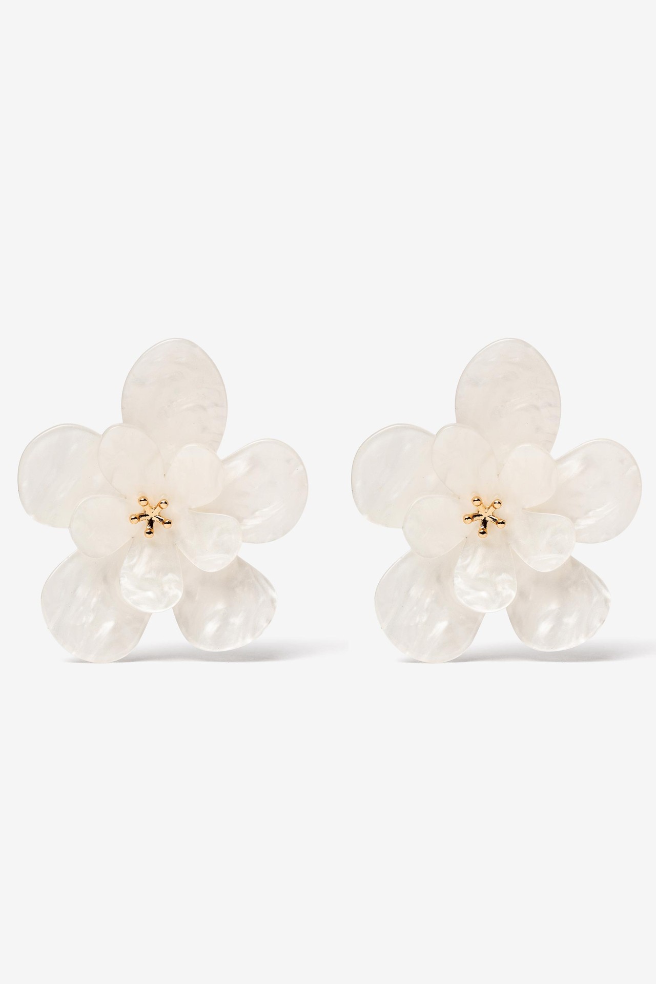 Pendientes Acrlicos Florales Grandes