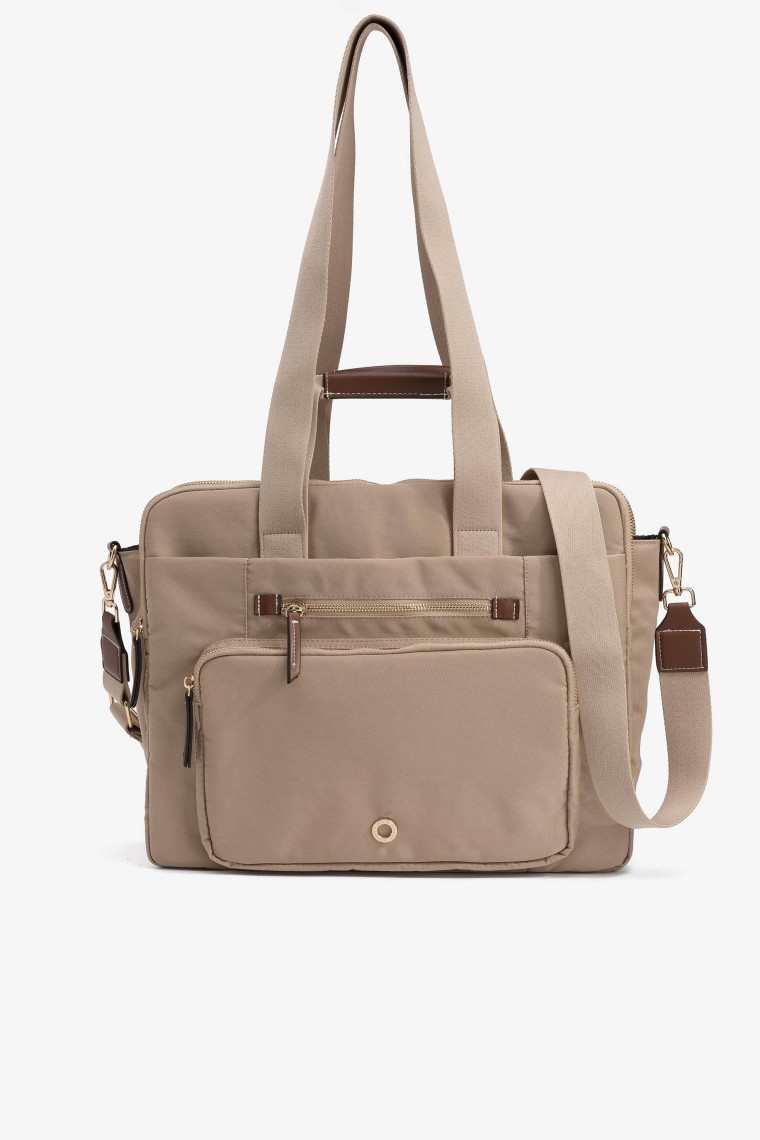 Bolso Office con Tres Compartimentos