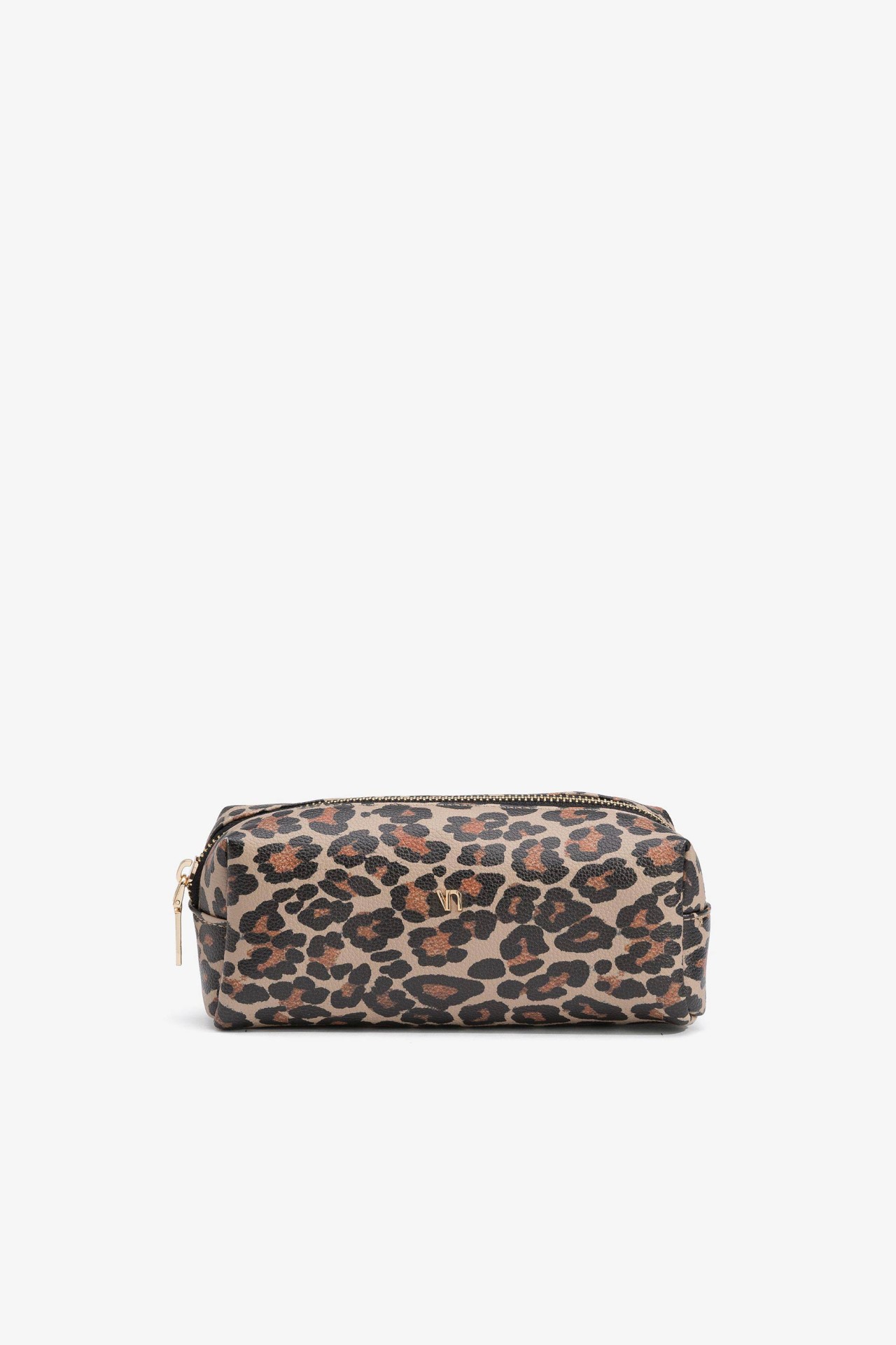 Neceser con Estampado de Leopardo