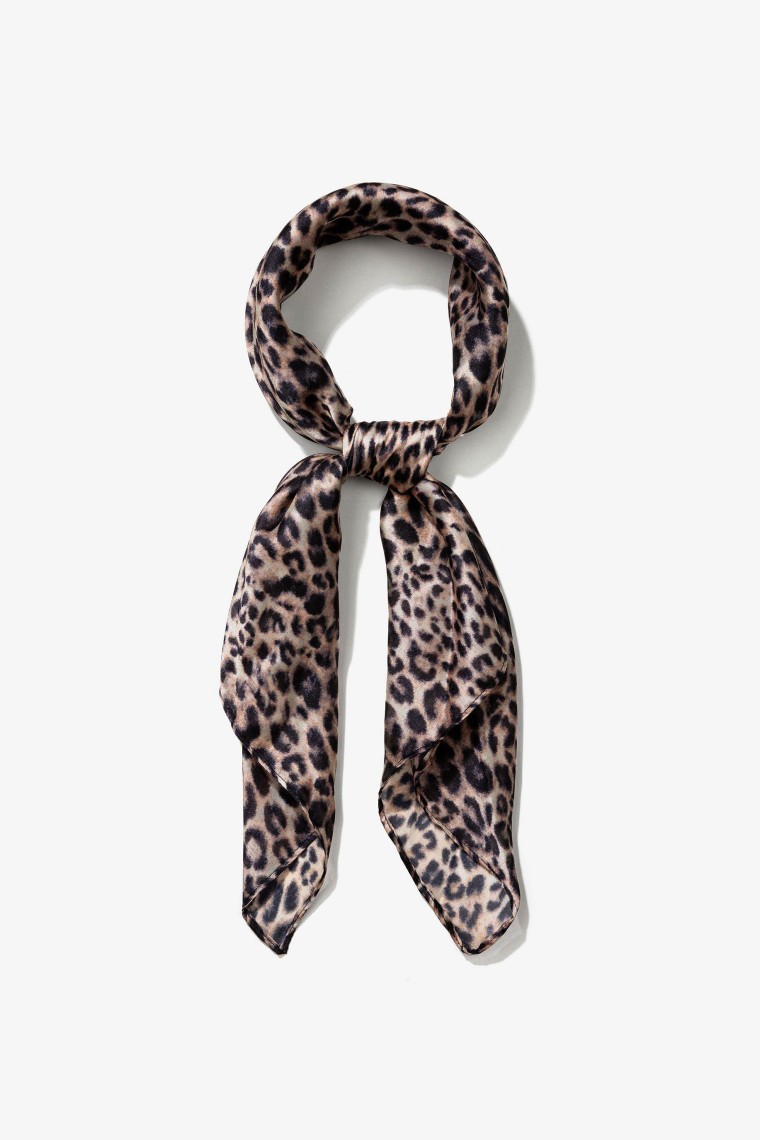 Bandana con Estampado de Leopardo