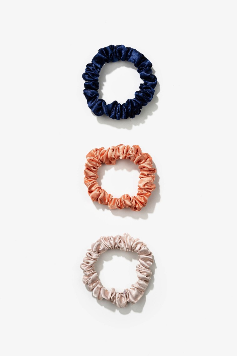 Pack 3 Scrunchies Finas Tricolor