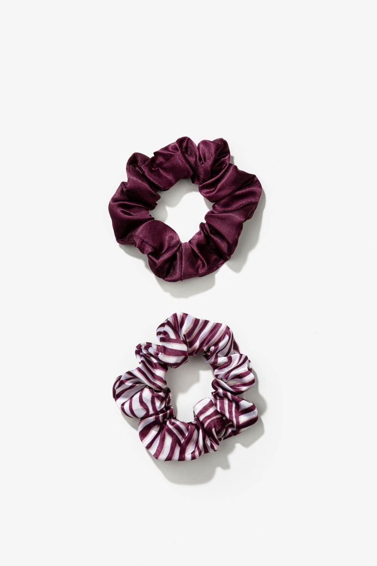 Pack 2 Scrunchies com Estampado s Riscas