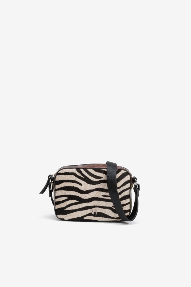 Bolso De Piel Tricolor