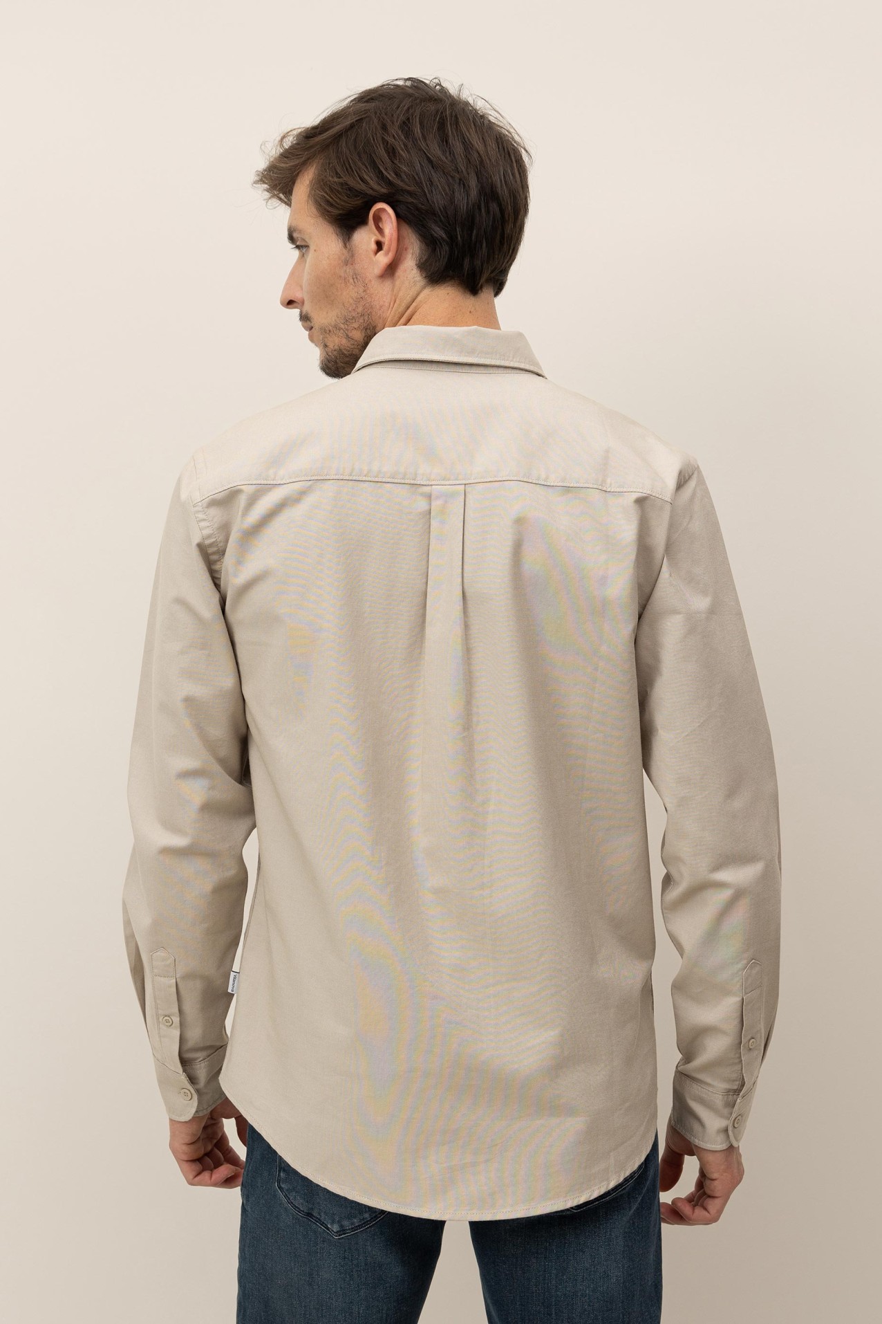 Camisa Oxford de Algodo