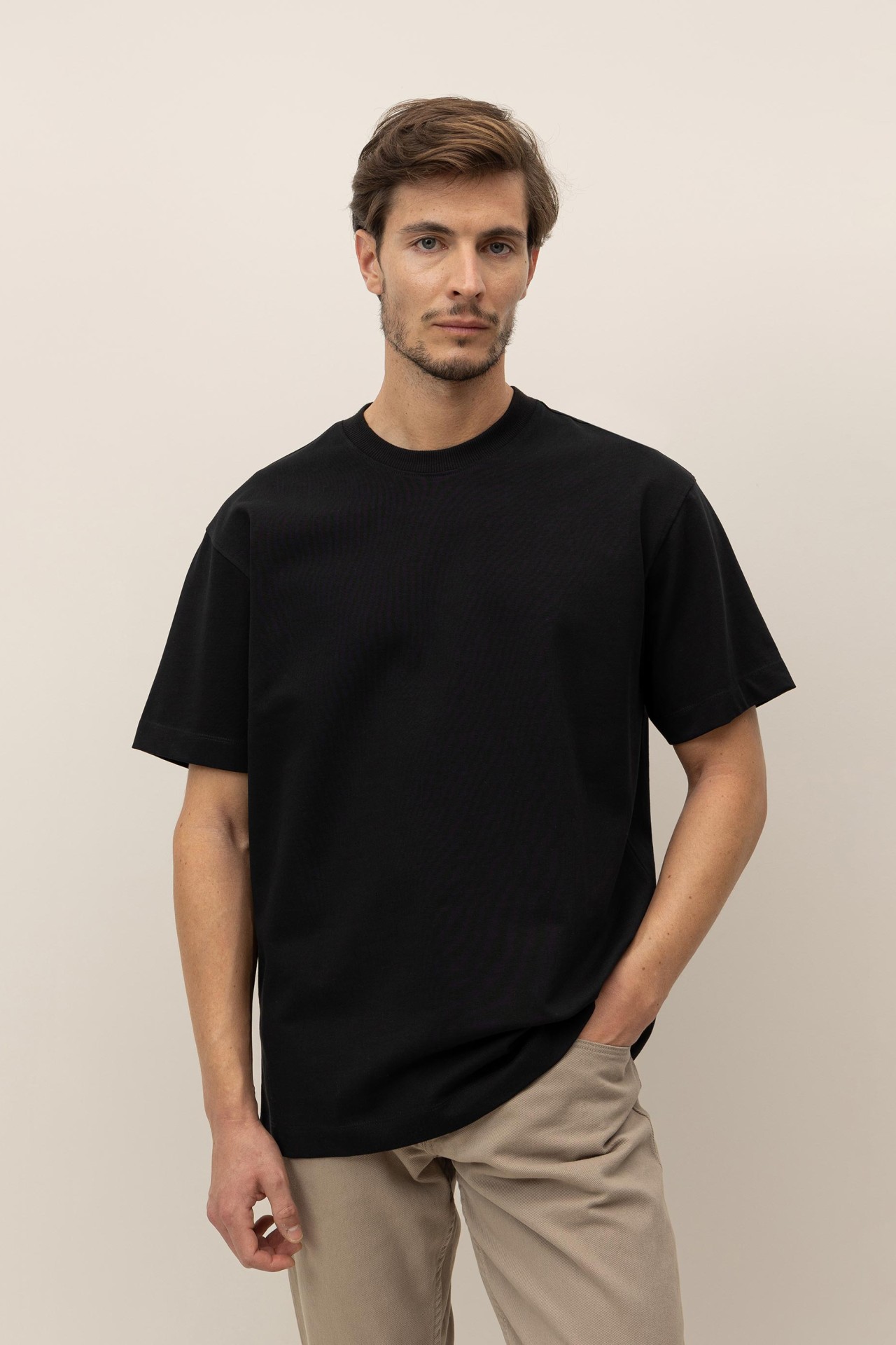 Camiseta Relaxed de Algodn en Relieve