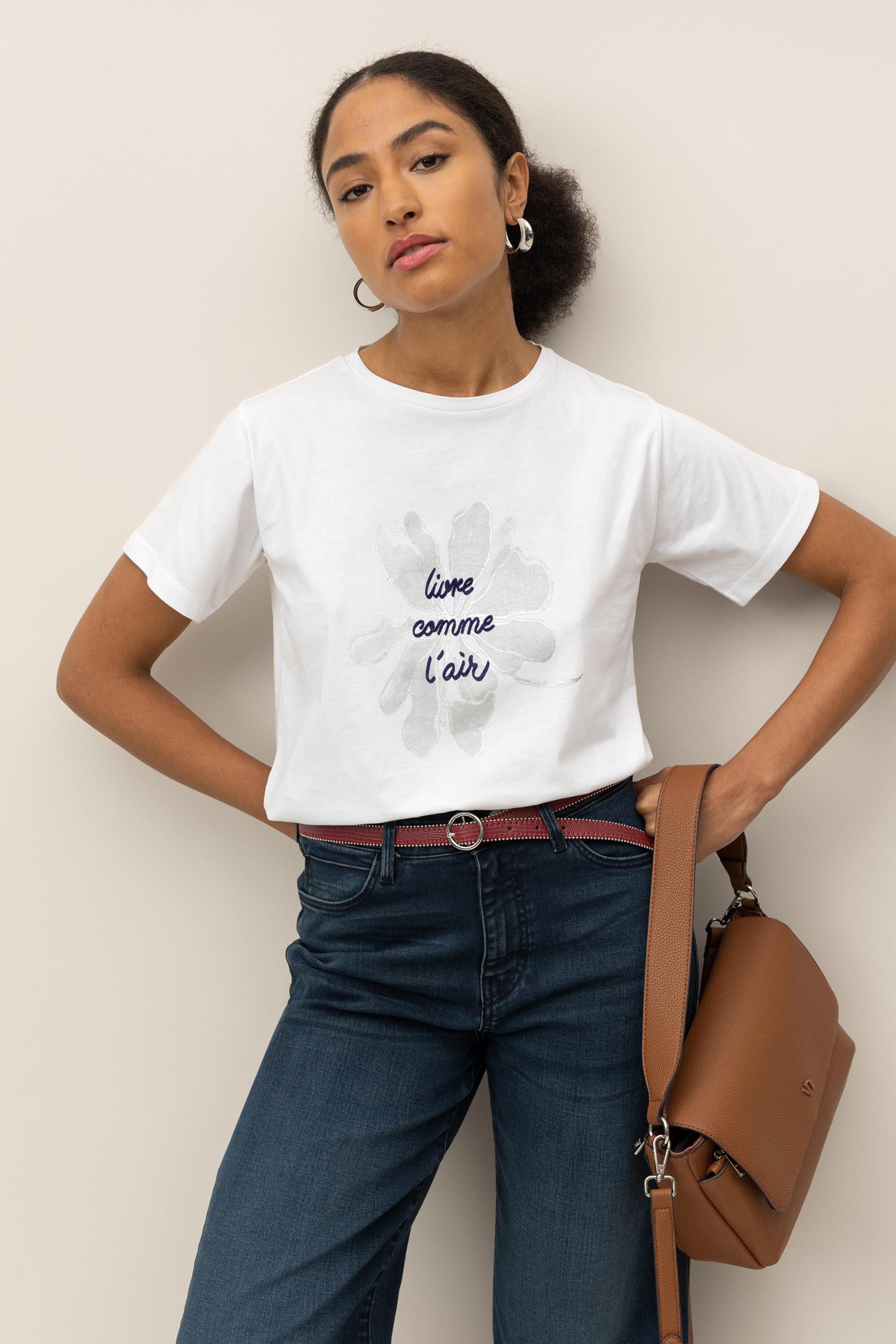 T-Shirt Relaxed Estampado Floral