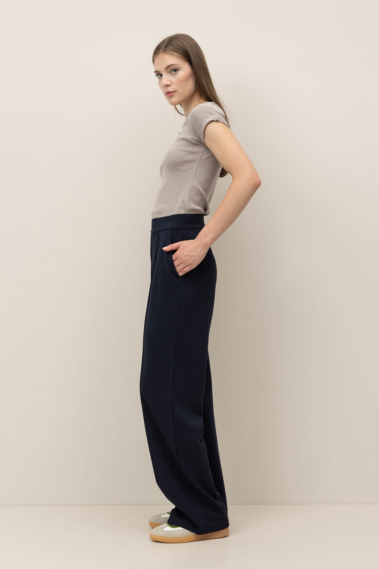 Wide Leg Knit Pants
