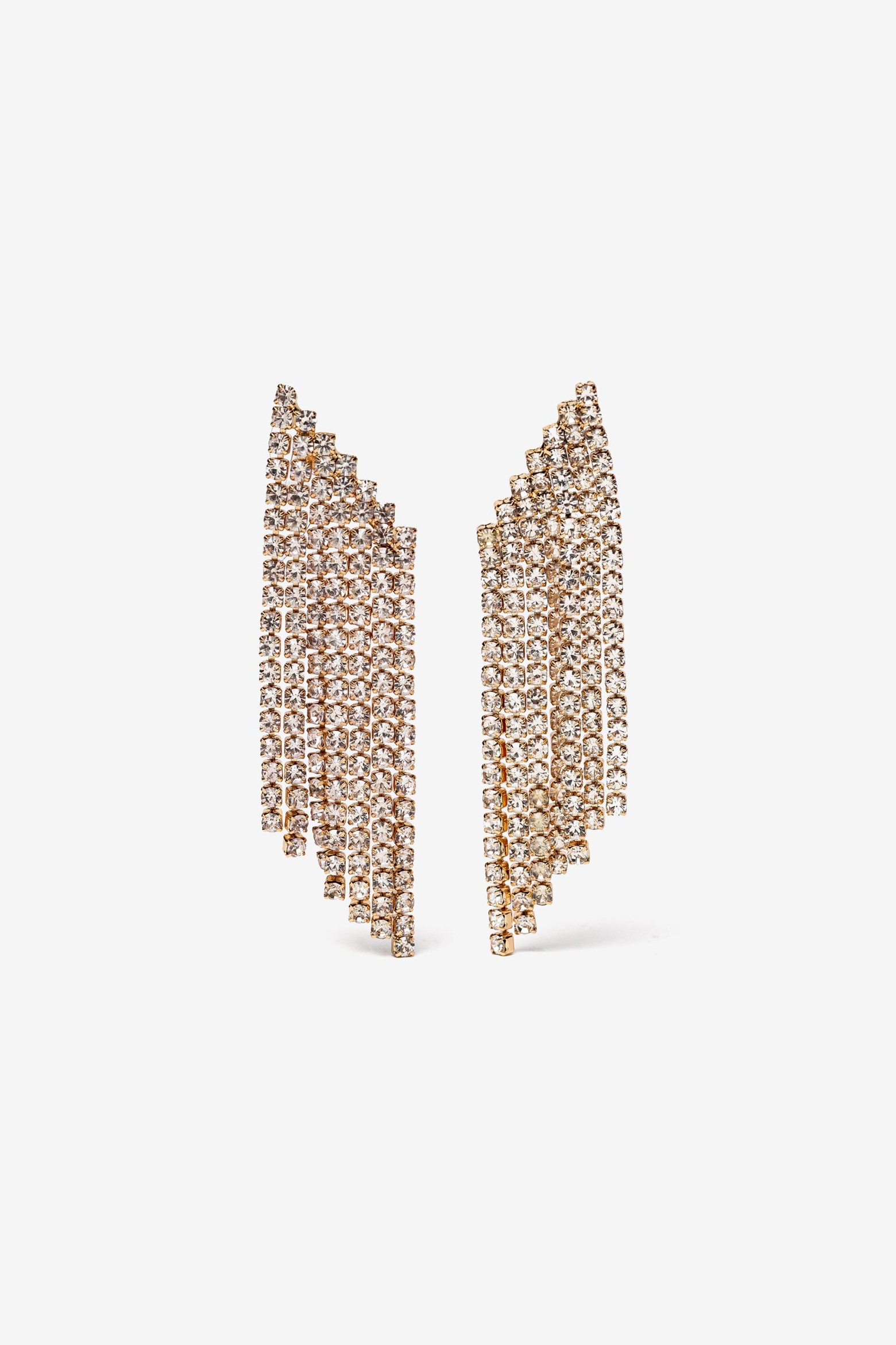 Pendientes con Flecos Brillantes