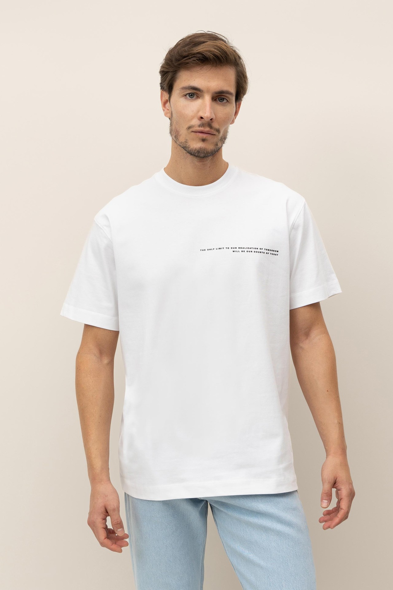 T-Shirt Relaxed com Relevo