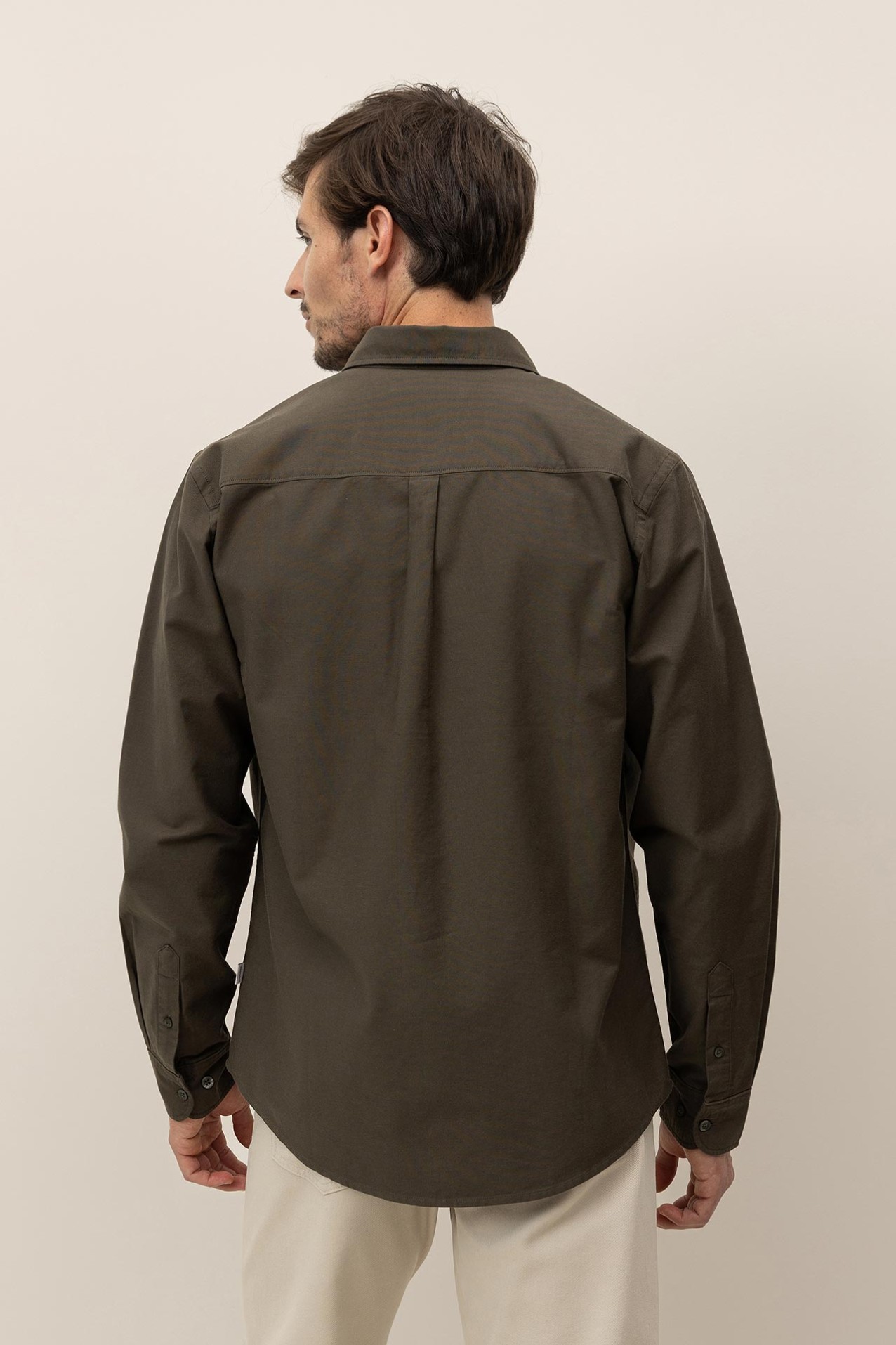 Camisa Oxford de Algodo