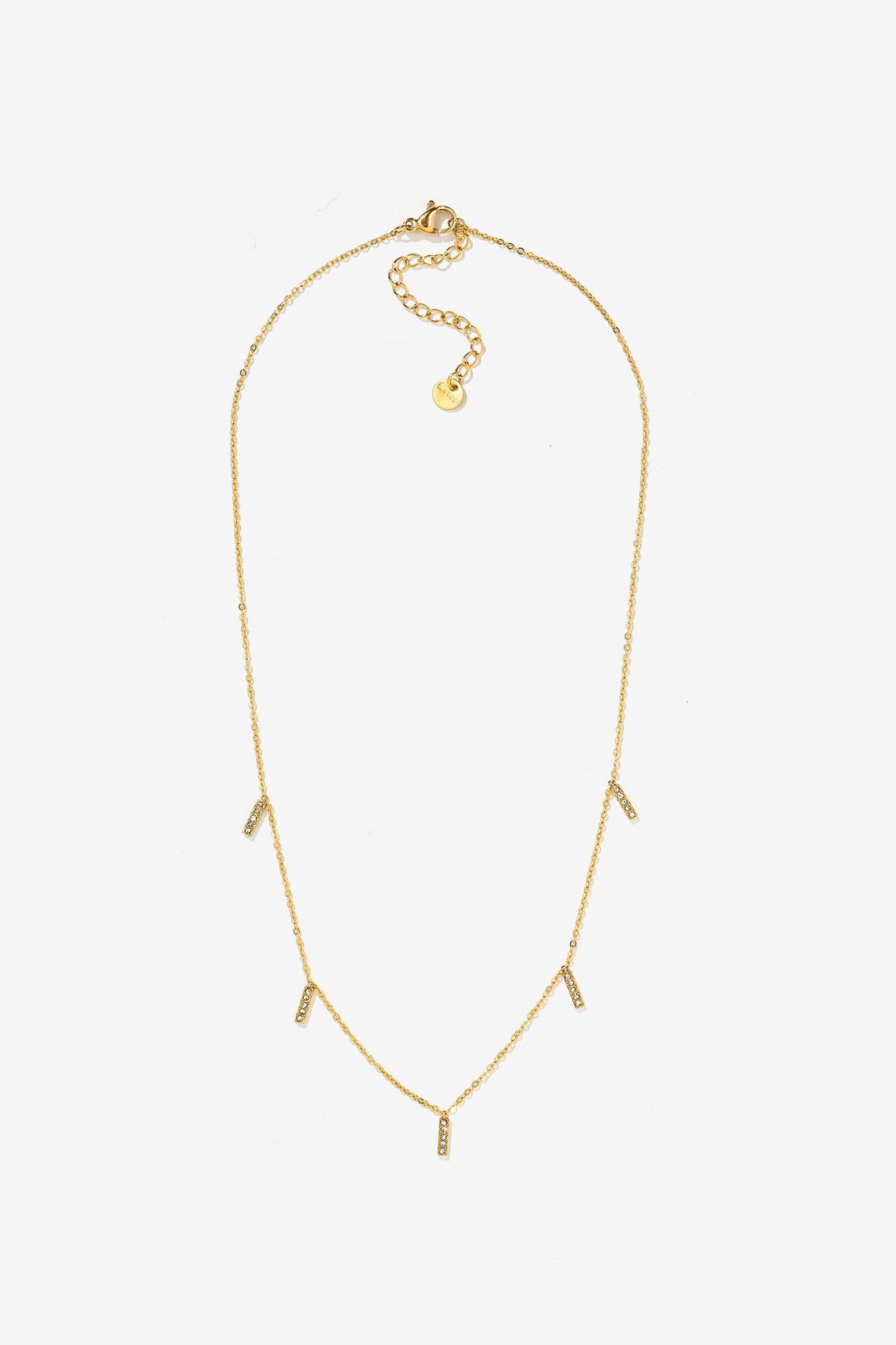 Collar de Acero con Colgantes
