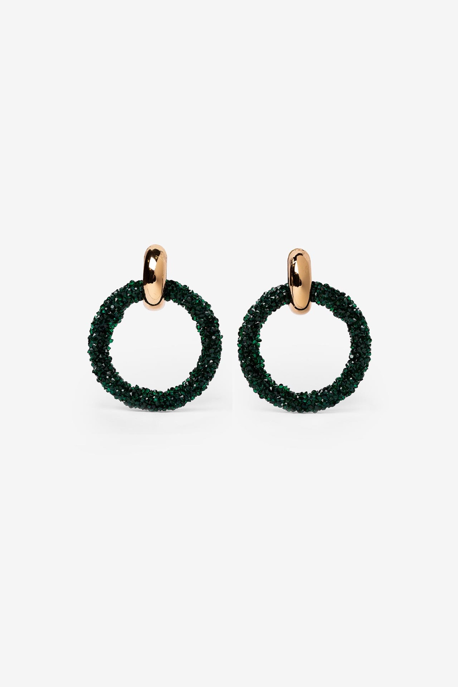 Combined Earrings with Hoops