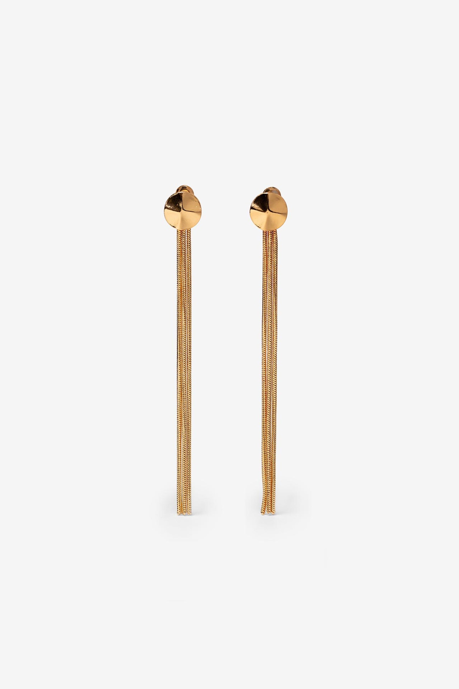 Circular Earrings with Fringes