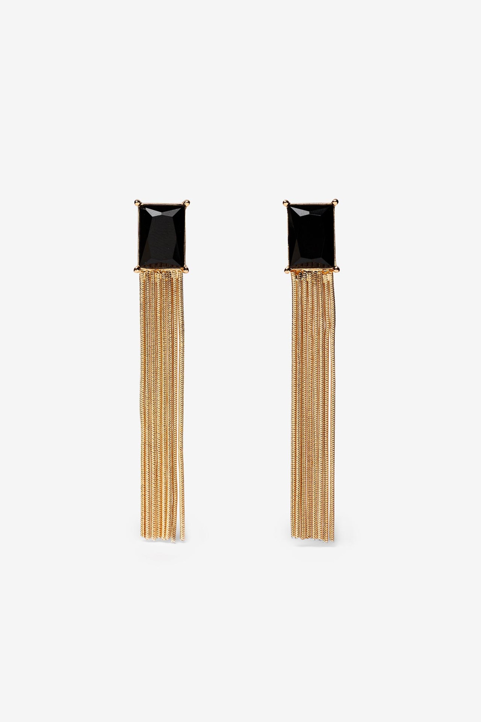 Metal Fringe Earrings