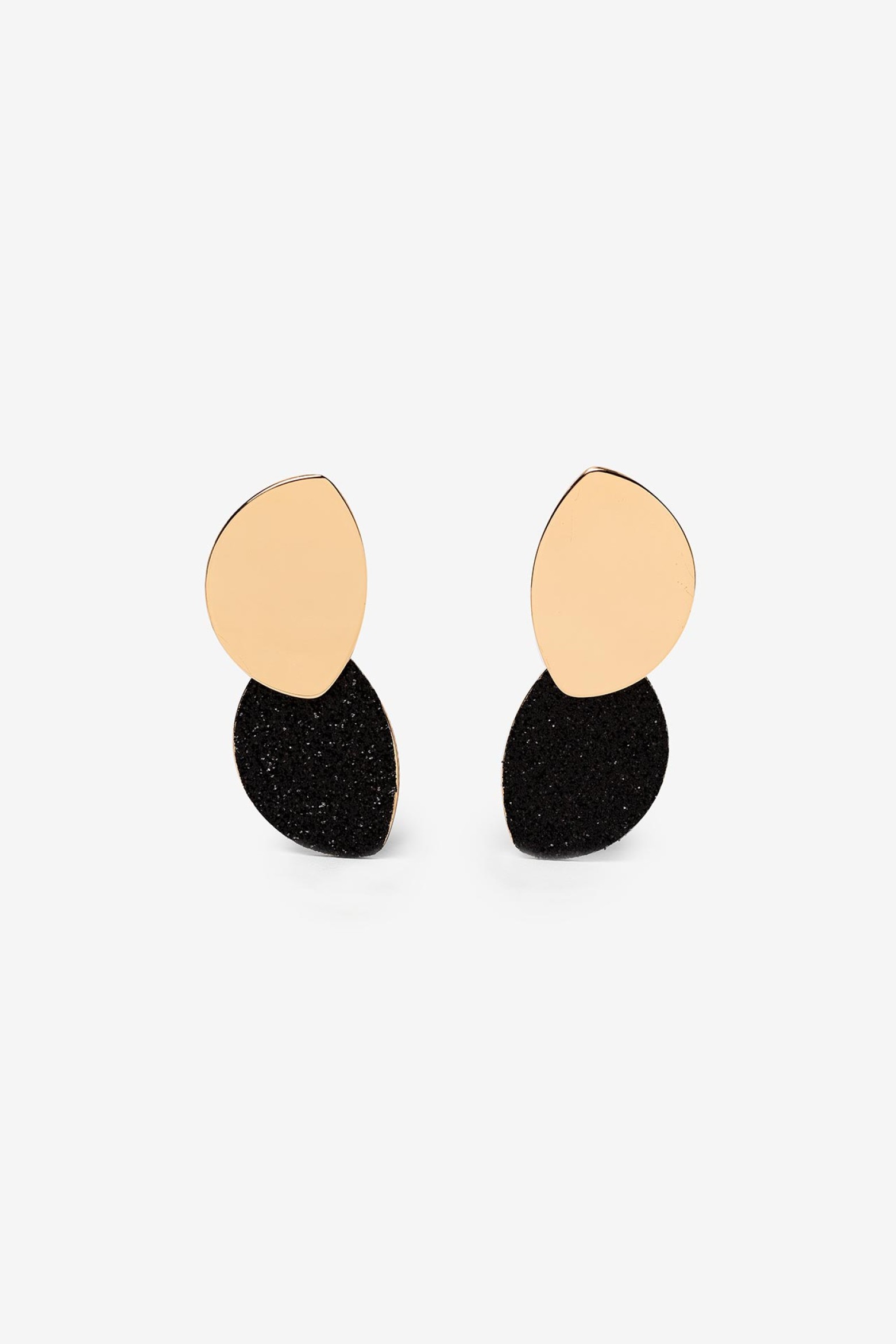 Pendientes colgantes bicolor