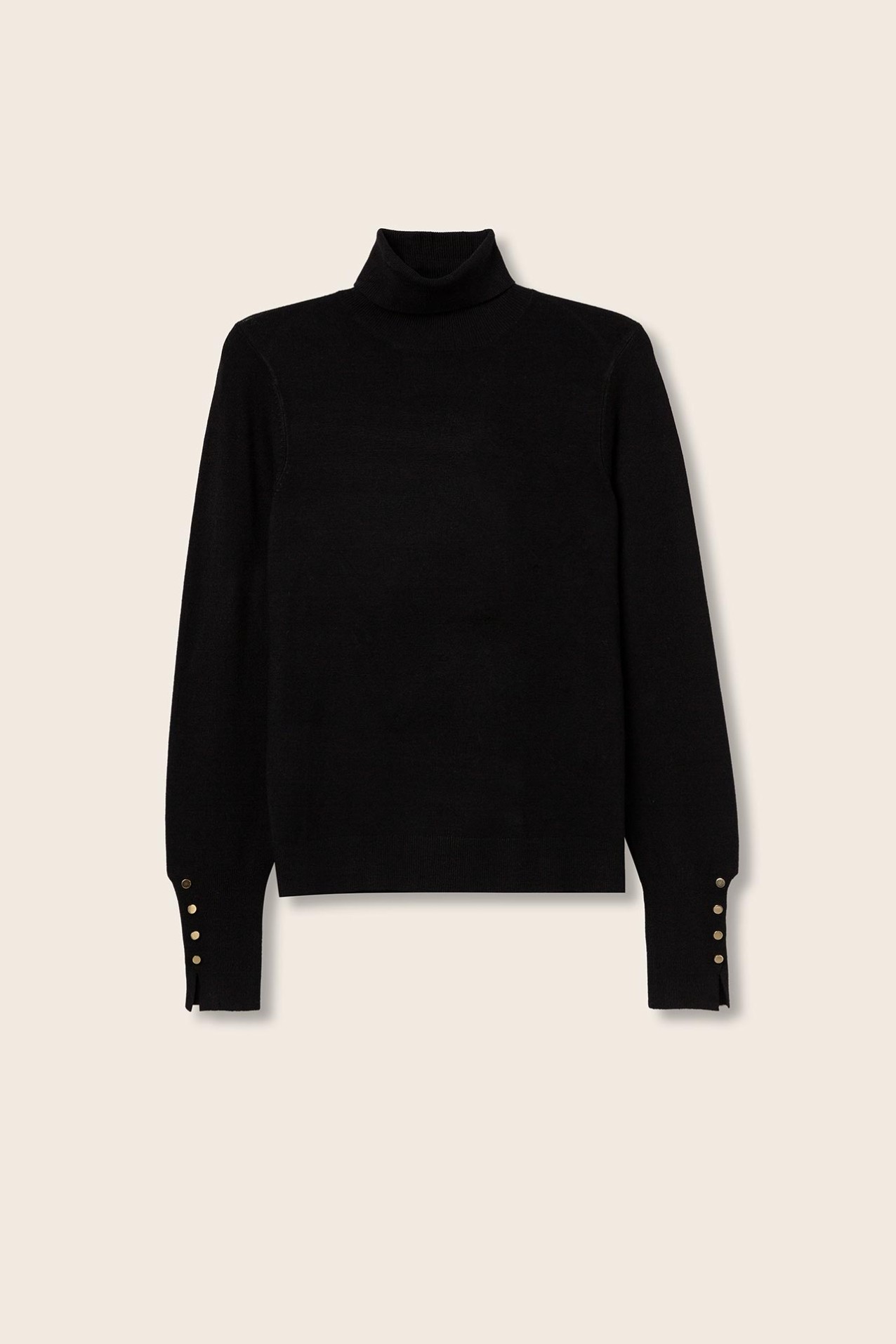 Camisola Slim de Gola Alta