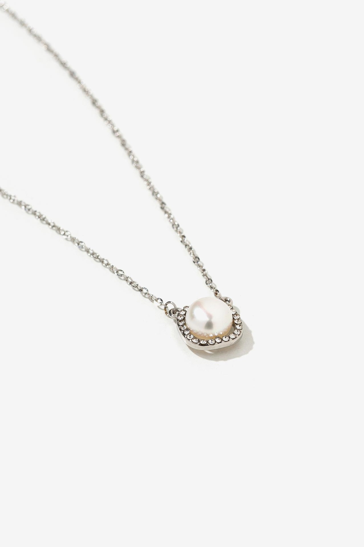 Colar de Ao com Prola