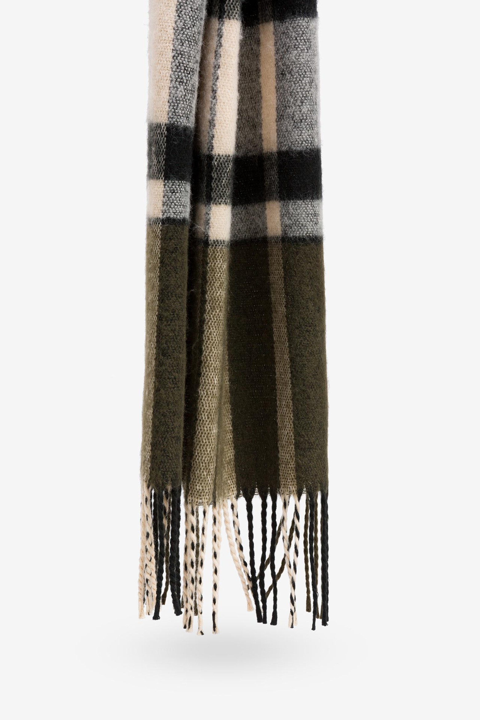 Brushed Checkered Scarf