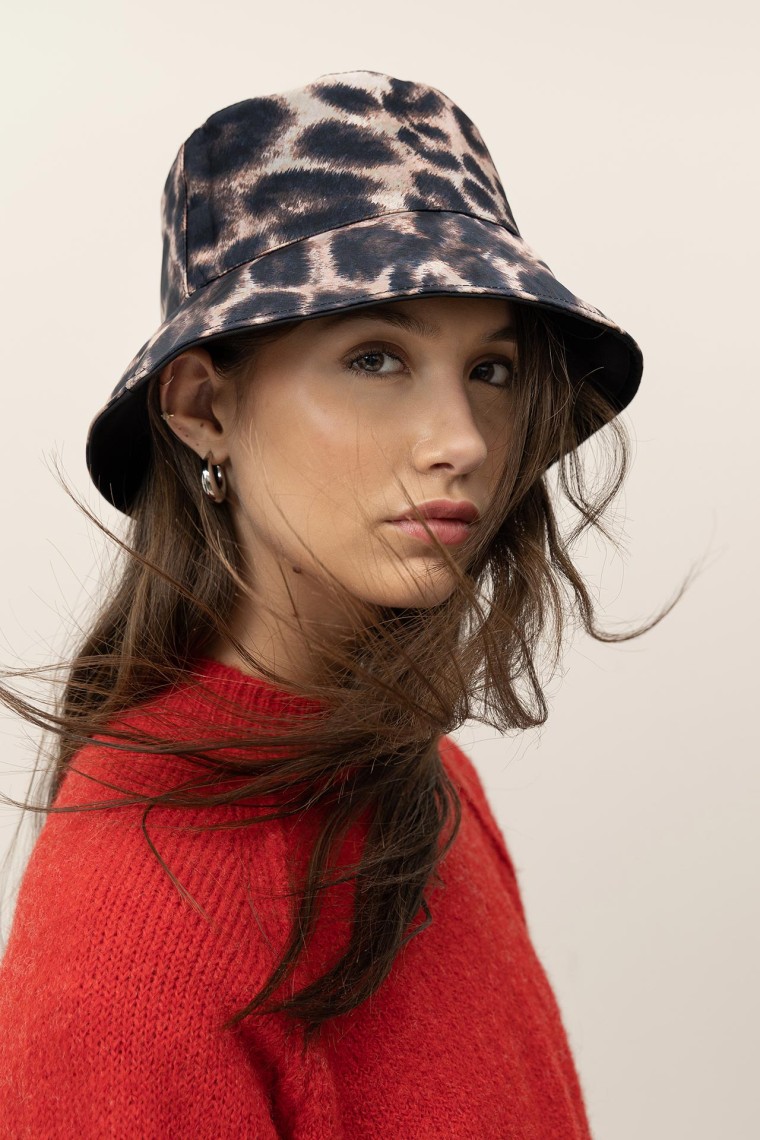 Leopard Print Bucket Hat