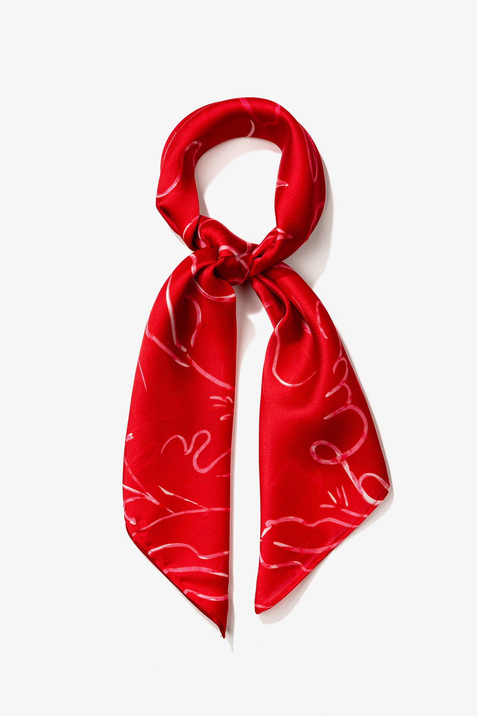 Satin Heart Bandana