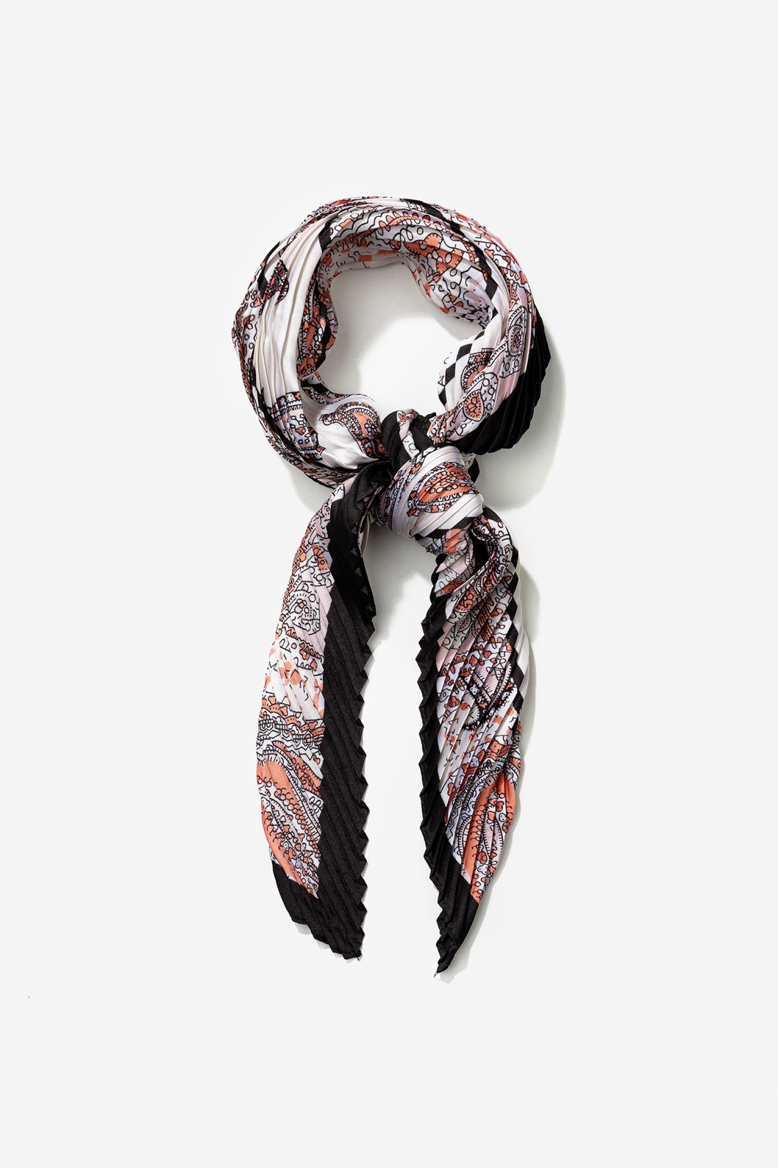 Bandana Plissada Estampado Paisley