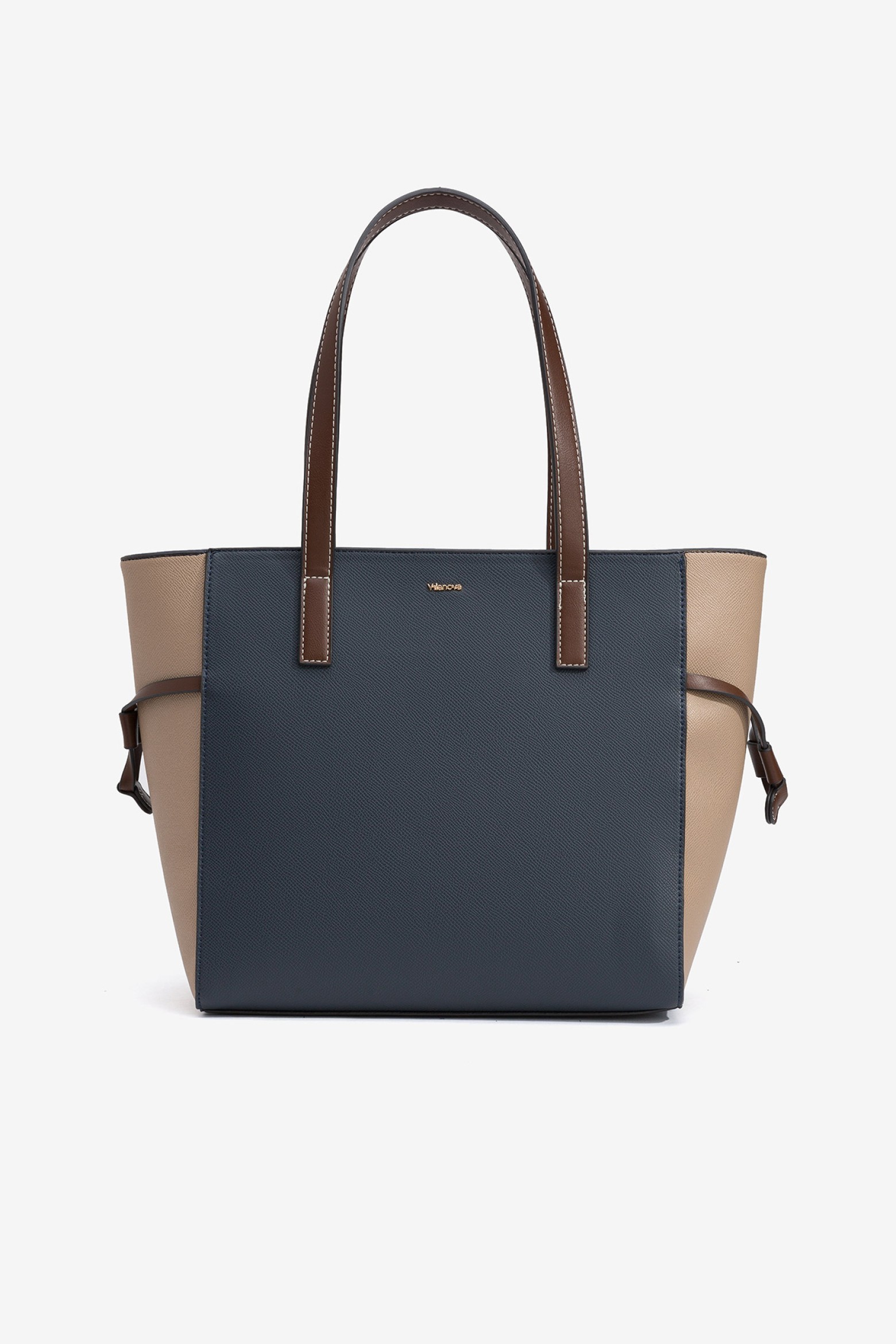 Mala Shopper Efeito Pele Tricolor