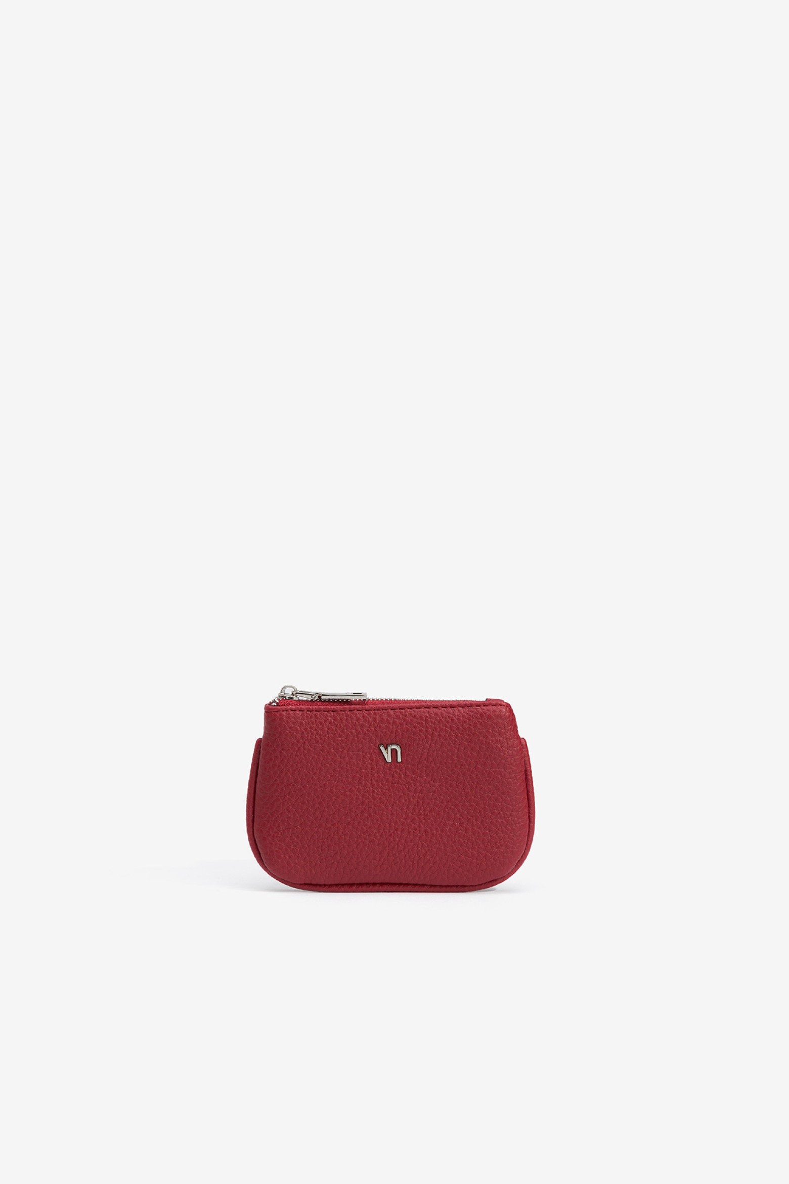 Grained Leather Effect Purse