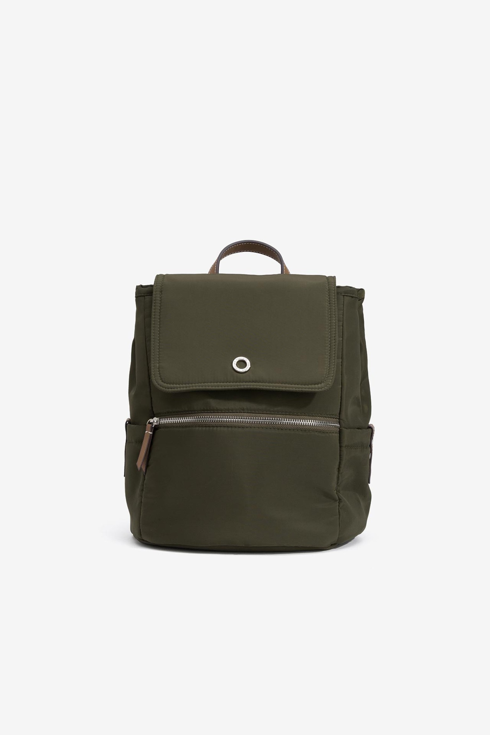 Nylon Backpack with Flap