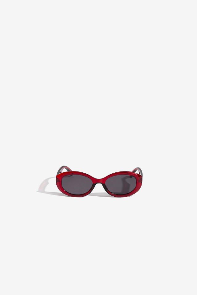 culos de Sol Cat-Eye Translcido